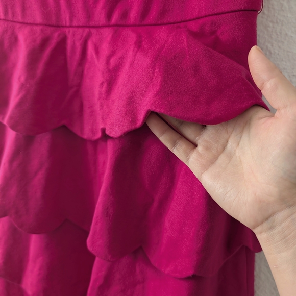 Cynthia Steffe Scalloped Tiered Dress - Picture 5 of 9